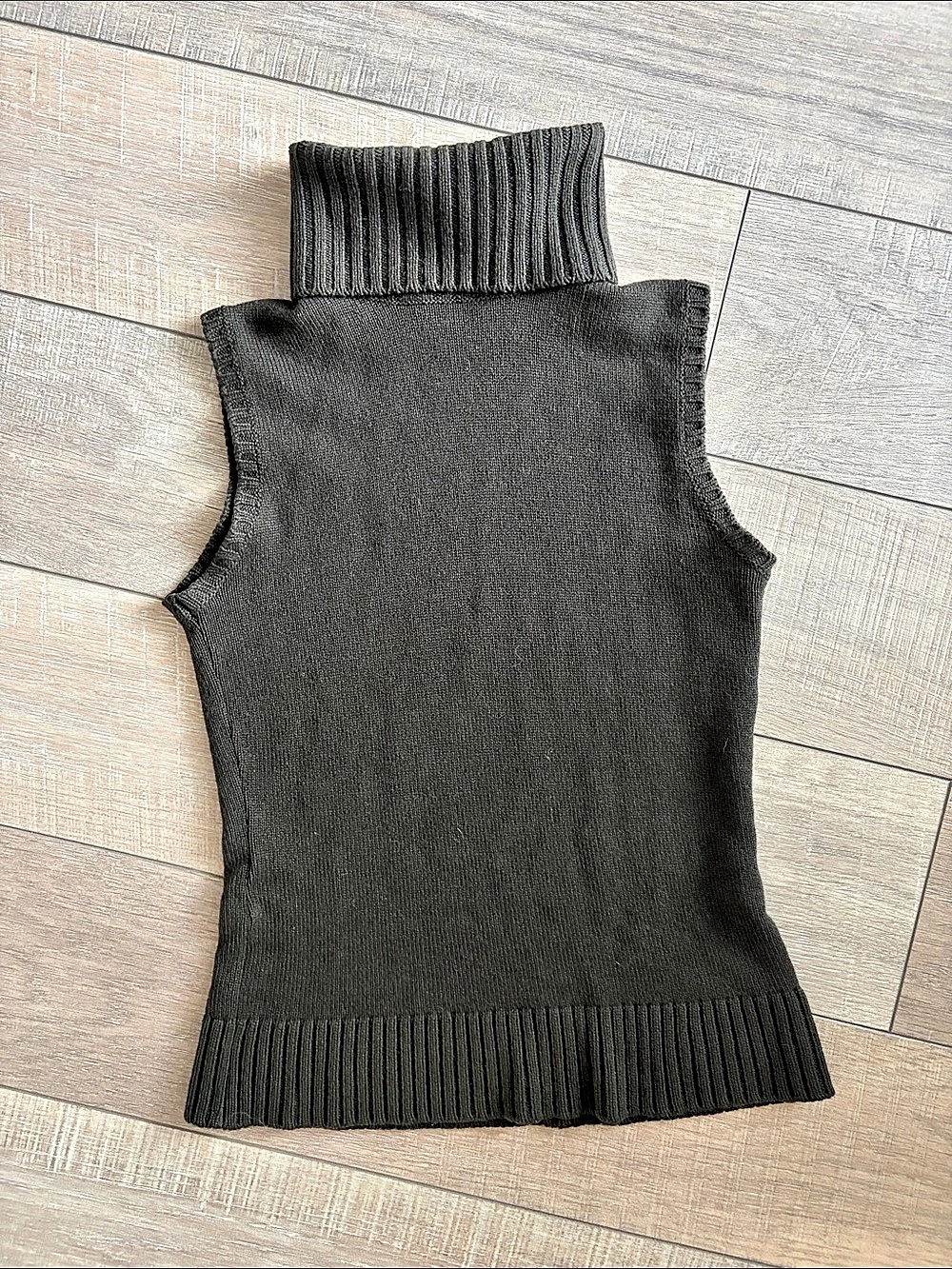 Ralph Lauren Collection 100% Cashmere Sleeveless Turtleneck Sweater S Italy